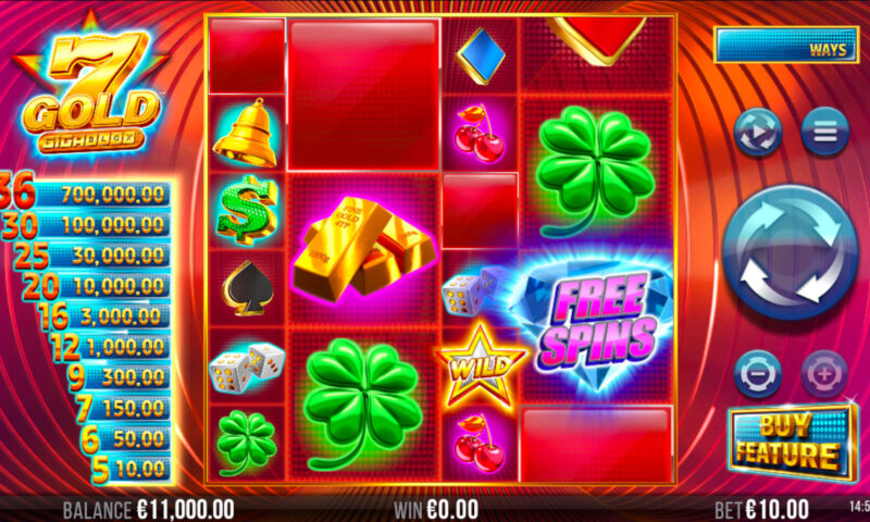 7 Gold GigaBlox Slot