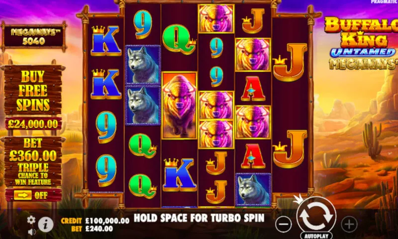 Buffalo King Untamed MegaWays Slot