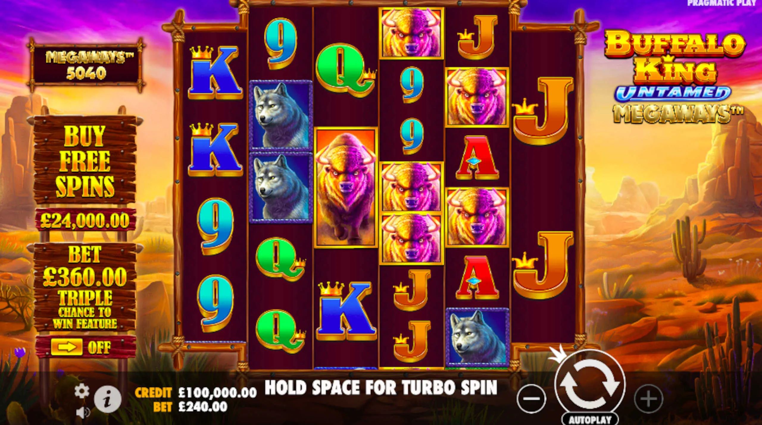 Buffalo King Untamed MegaWays