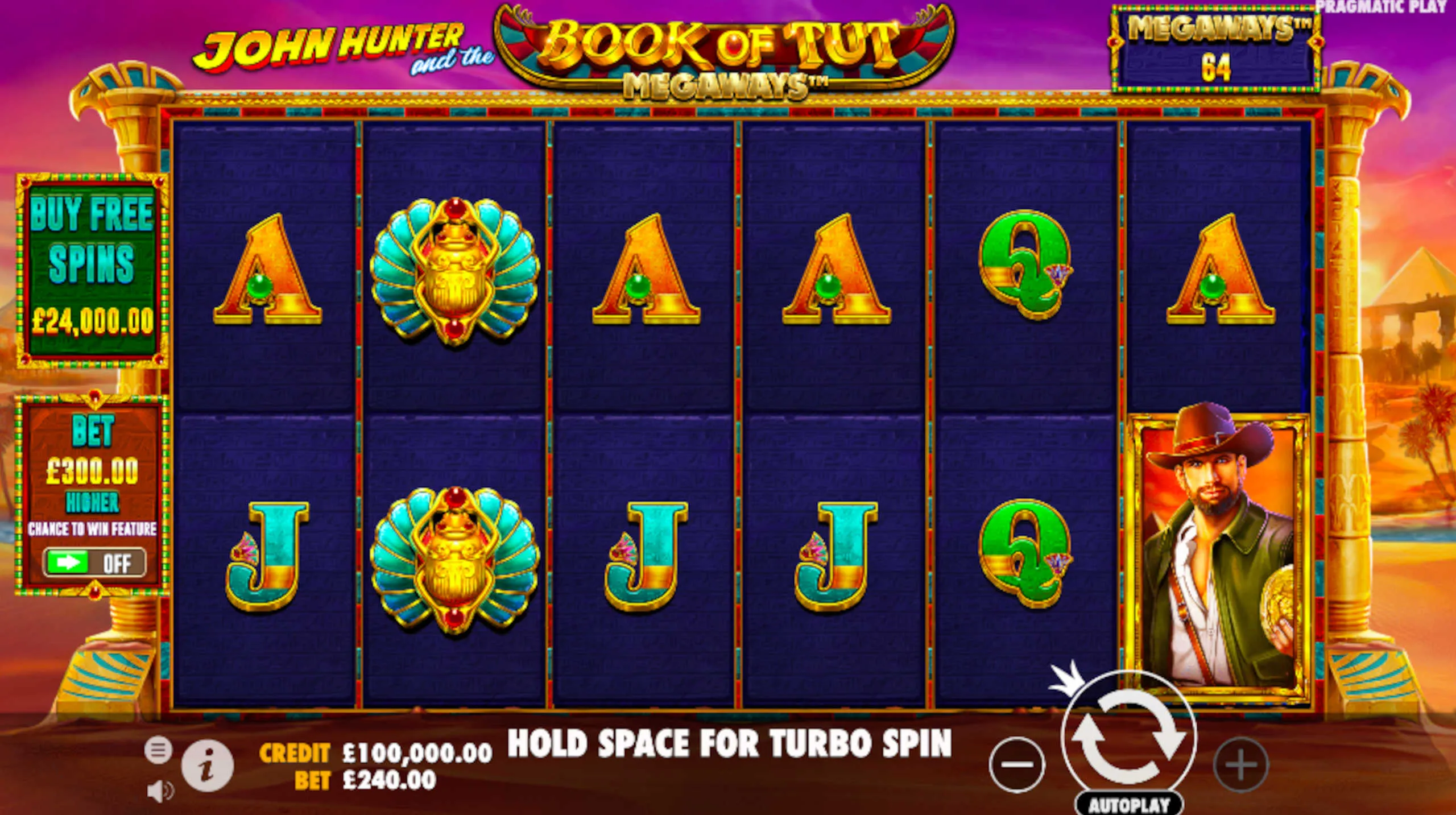 John Hunter And The Book Of Tut MegaWays