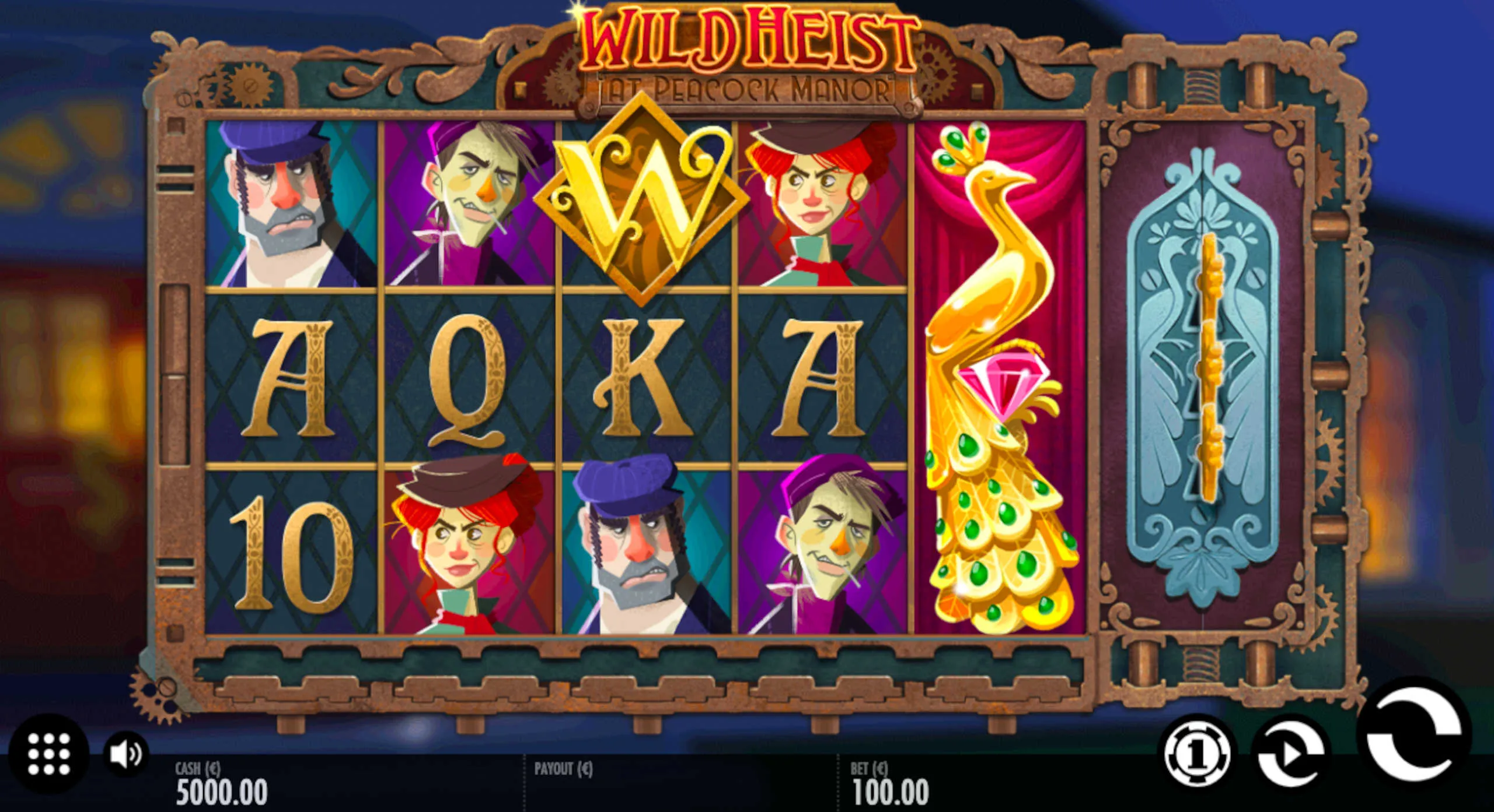 Wild Heist At Peacock Manor